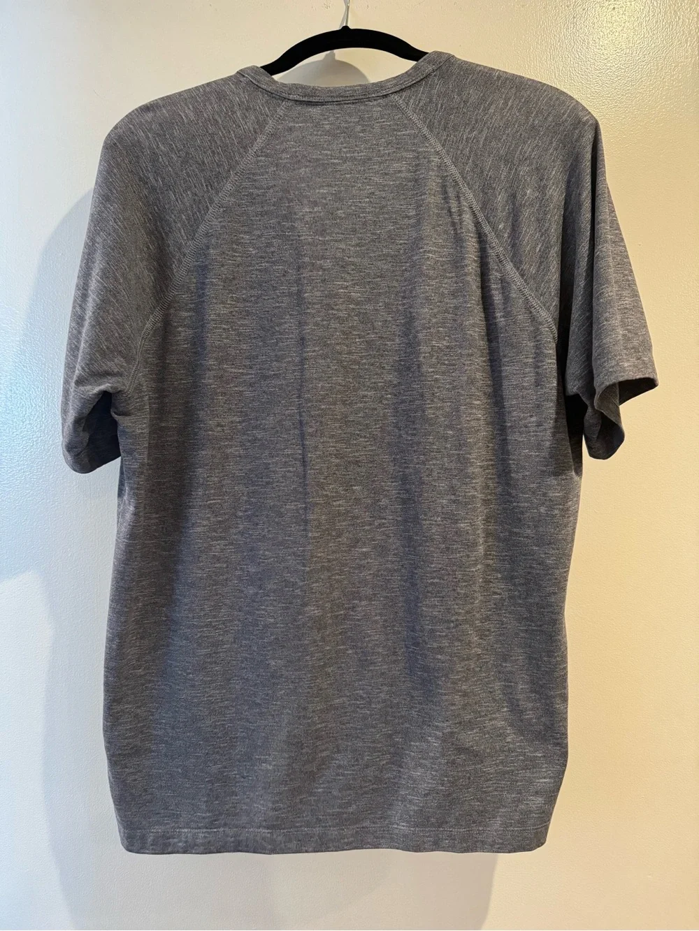 J. Crew Blue Gray Short-Sleeve Henley Shirt